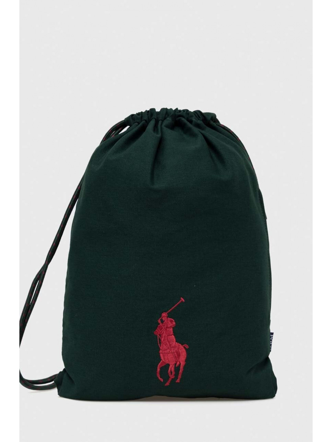 Dětský batoh Polo Ralph Lauren zelená barva hladký